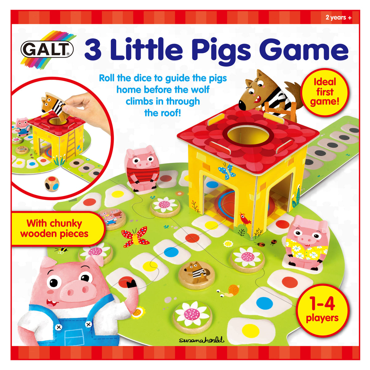 3 Little Pigs Game | Board Games | Galt Toys – Galt Toys UK